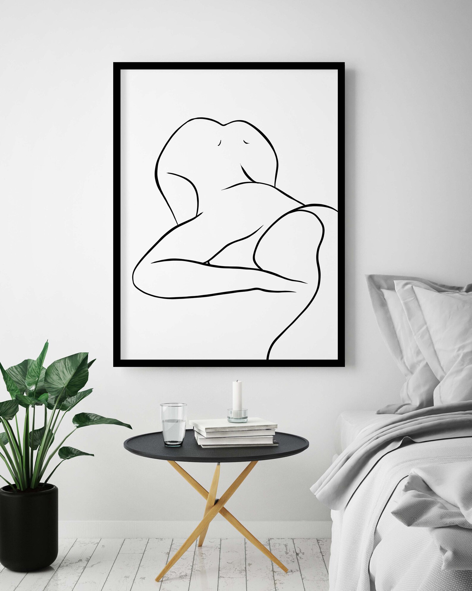 Arching Back Nude Woman Line Art INSTANT DOWNLOAD Erotic Art | Etsy
