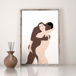 Interracial Sex Painting - Interracial Sex Art - Etsy