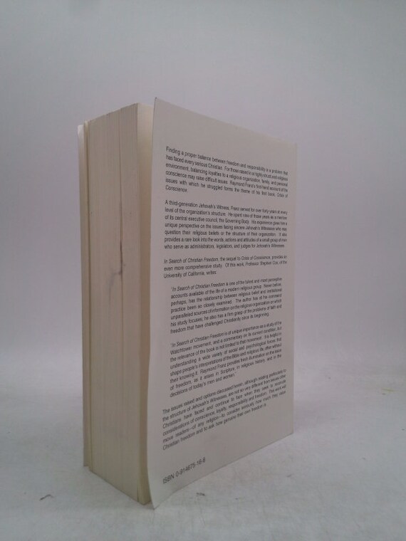 In Search of Christian Freedom by Raymond Franz - Etsy