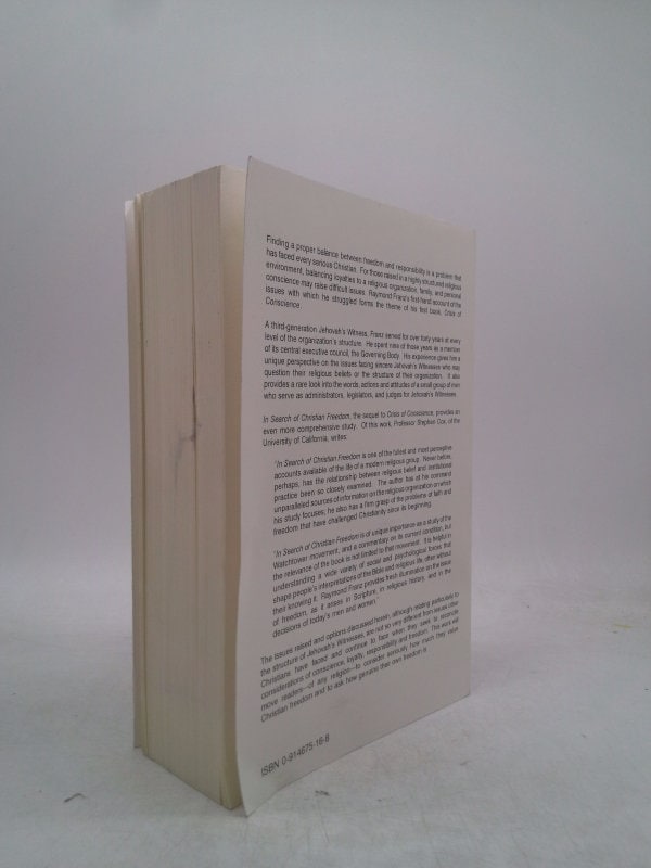 In Search of Christian Freedom by Raymond Franz - Etsy