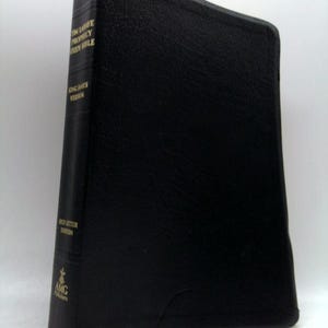 Prophecy Study Bible: King James Version Genuine Black Leather by Tim F. LaHaye image 1