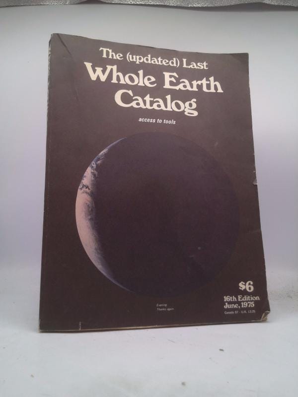 The Last Whole Earth Catalog - Etsy