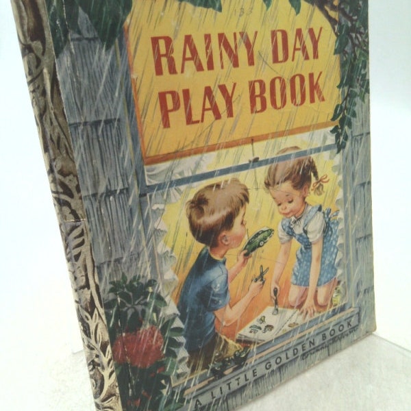 The Rainy Day Play Book: A Little Golden Book #133 by Conger Marion and Natalie Young