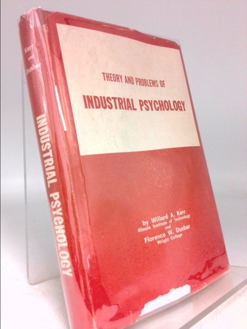 Theory and Problems of Industrial Psychology. by Willard A. & Etsy
