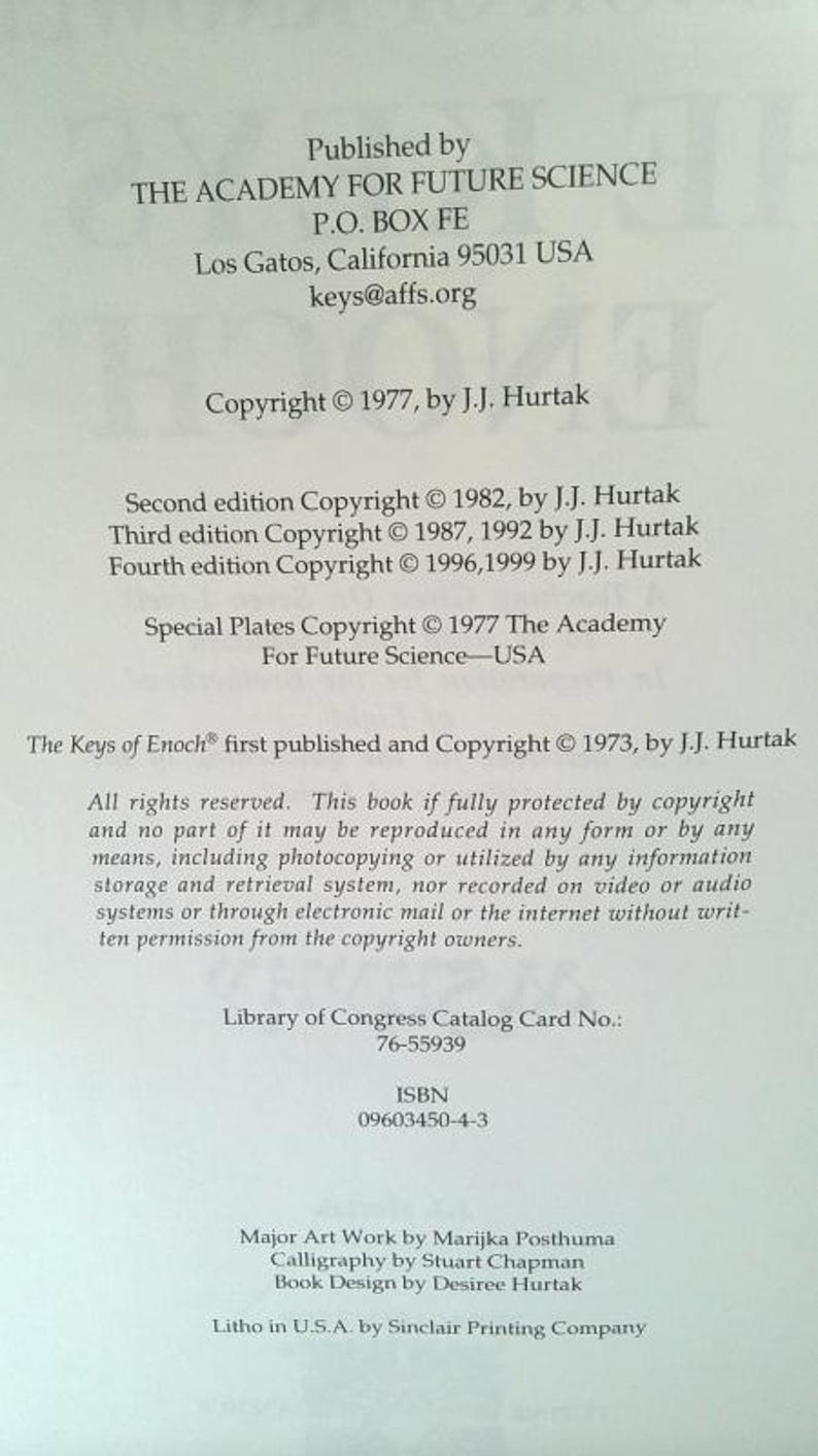 The Book of Knowledge: The Keys of Enoch by J. J. Hurtak PH.D. zdjęcie 3