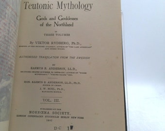 Viktor Rydberg — Teutonic Mythology — Contents