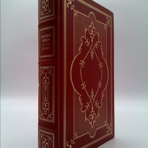 Rare Henrik Ibsen / Franklin Library Four Plays Doll&#39;s House Ghosts the Wild 1St Ed [Hardcover] Ibsen, Henrik - Illustrations by Tony Eub...