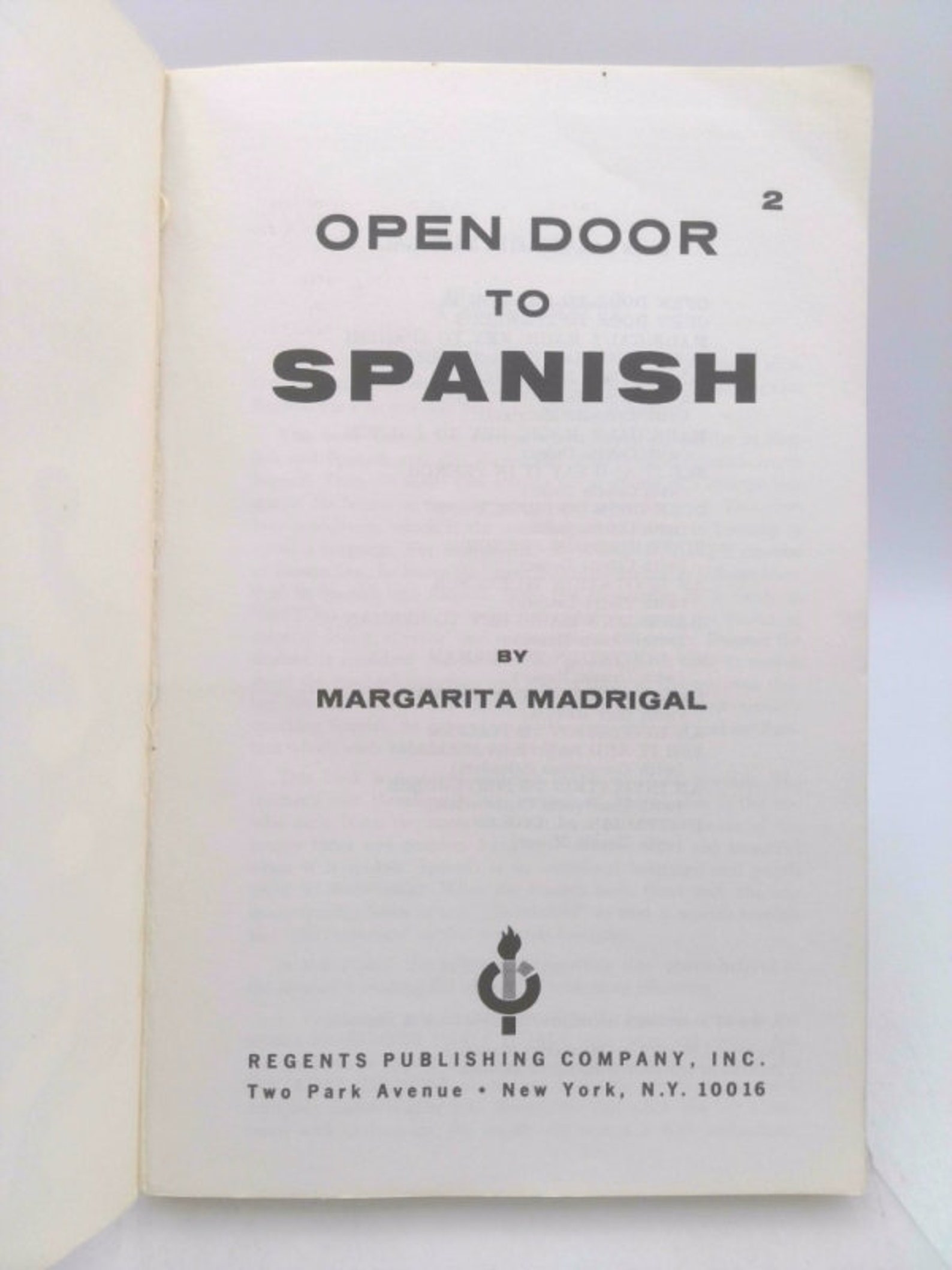Open Door to Spanish Book 2 Etsy