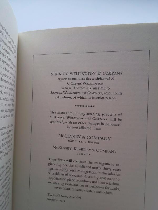 Perspective on Mckinsey by Marvin Bower - Etsy