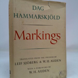 Markings by Dag Hammarskjöld