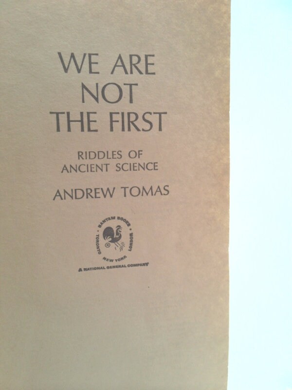 We Are Not the First by Andrew Tomas - Etsy