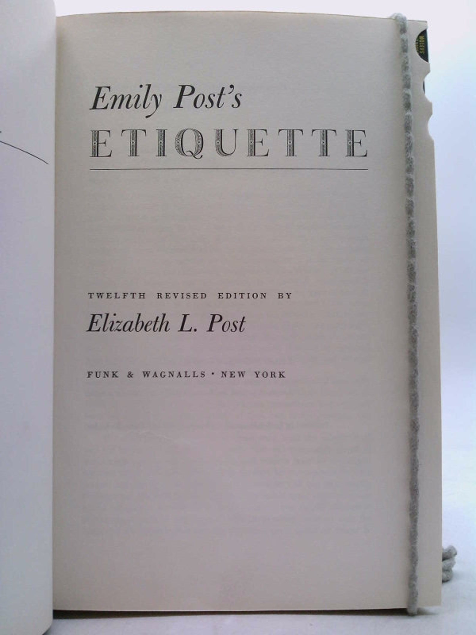 Emily Post's Etiquette in Society in Business in Etsy