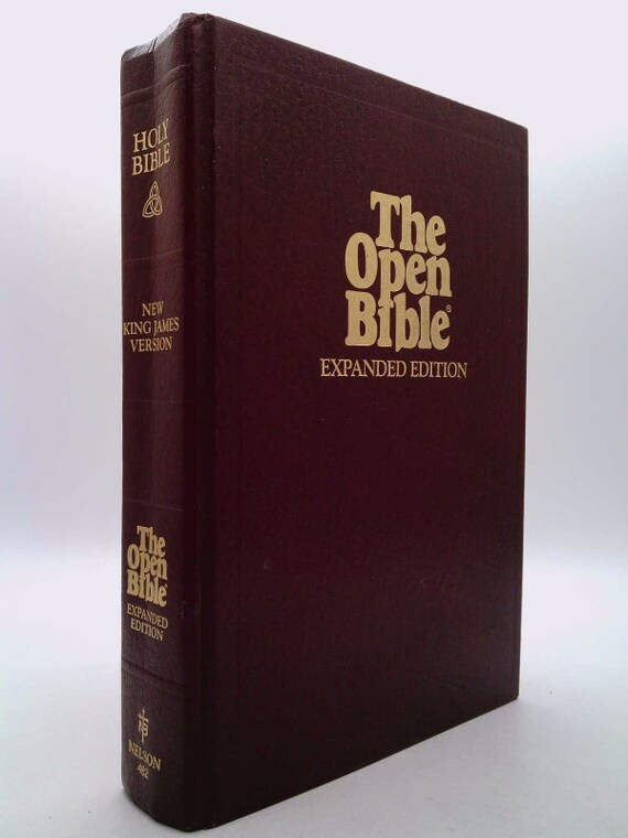 Open Bible Large Print Expanded Ed New King James Version | Etsy