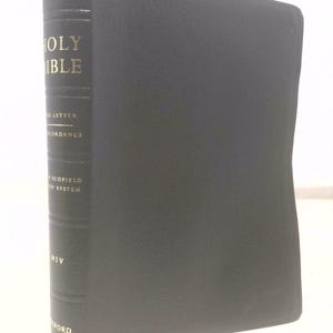 Holy Bible Old Scofield Study System, Red Letter Concordance, Oxford, Kjv, Burgundy Bonded Leather by Rev. Scofield