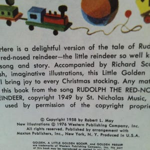 Rudolph the Red-nosed Reindeer - a Golden Book by Barbara Shook Hazen ...