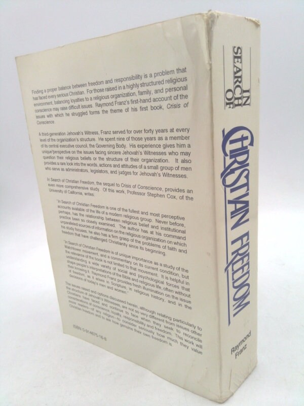 洋書 In Search of Christian Freedom by Franz In Search of Christian Freedom by Raymond Franz - Etsy