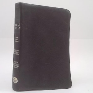 Holy Bible King James Version Kenneth Copeland Reference Edition Black Handbound Leather 1972 by Kenneth image 1