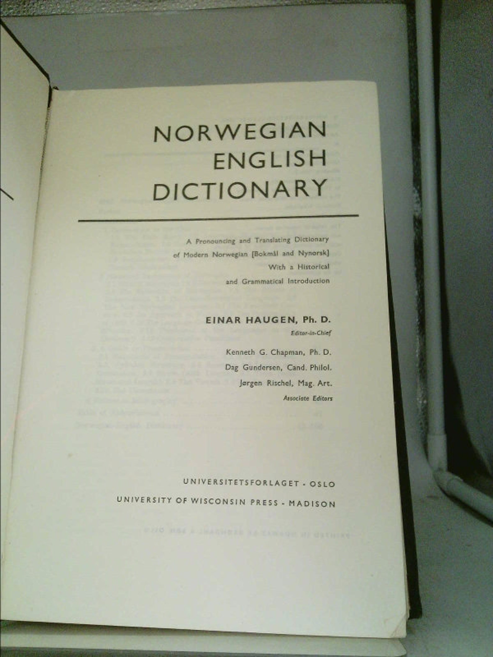 Norwegian English Dictionary Norsk Engelsk Ordbok Etsy