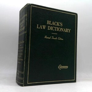 Black's Law Dictionary Revised Fourth Edition by Henry Campbell Black zdjęcie 1