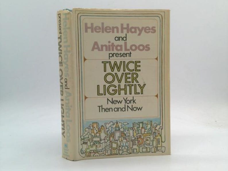 Twice Over Lightly: New York Then and Now by Helen Hayes - Etsy