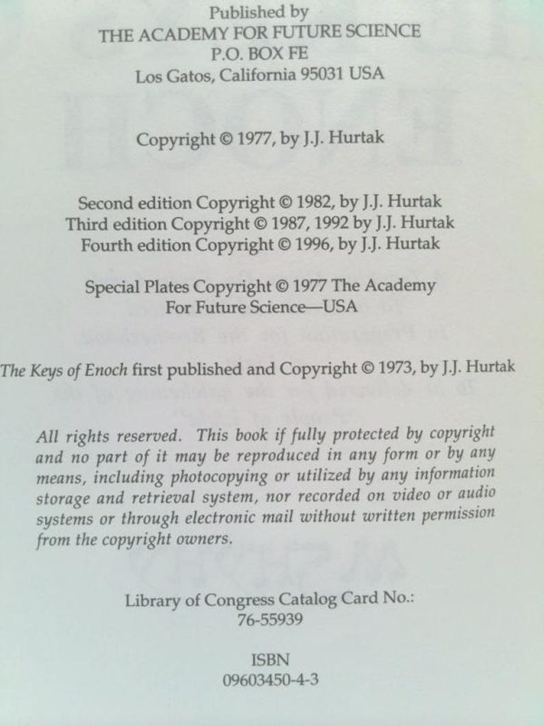 The Book of Knowledge: The Keys of Enoch by J. J. Hurtak PH.D. Bild 3