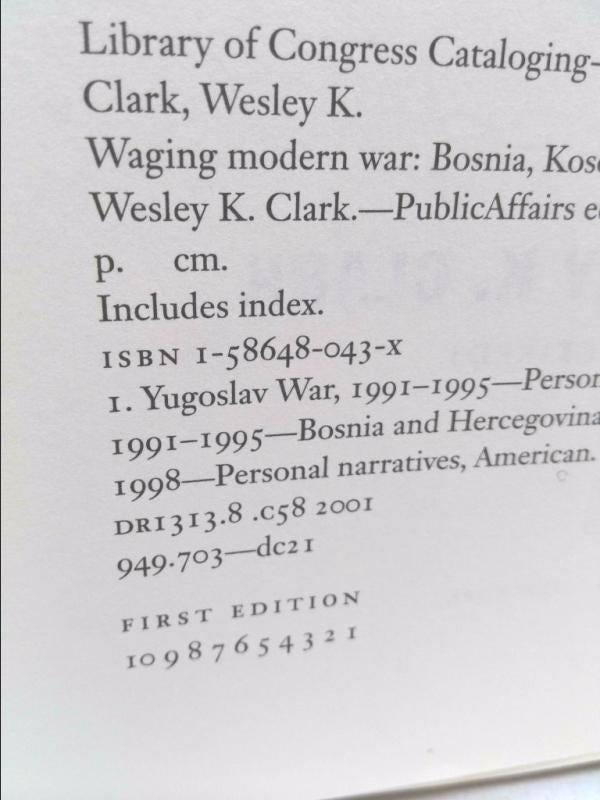 Waging Modern War: Bosnia, Kosovo, and the Future of Combat by