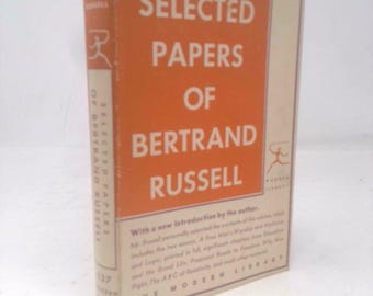 Selected Papers of Bertrand Russell (The Modern Library, No. 137) by Bertrand Russell