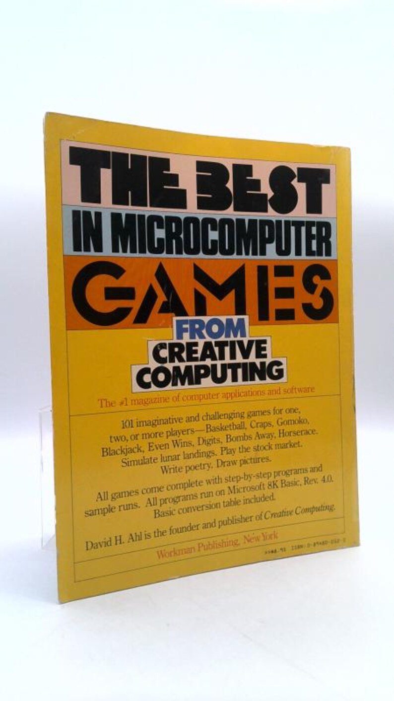 Basic Computer Games: Microcomputer Edition by David H. Ahl afbeelding 3