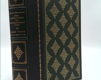 Mark Twain the Adventures of Huckleberry Finn Franklin Library 1St Edition by Mark Twain