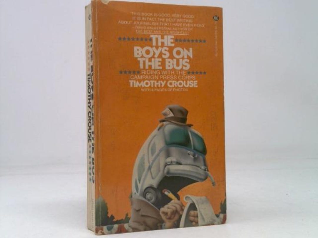 Timothy See Bus The Boys on the Bus by Timothy Crouse - Etsy