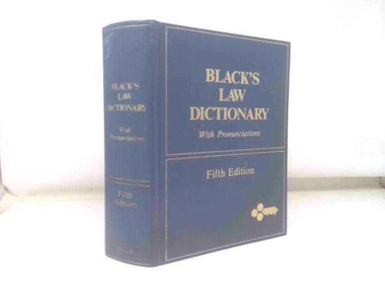 Black's Law Dictionary With Pronunciations (5Th Edition) by MA Henry Campbell Black Bild 1