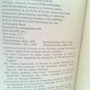 Soul on Ice (Ramparts Books) by Eldridge Cleaver bild 3