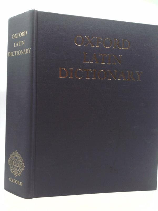 Oxford Latin Dictionary - Etsy