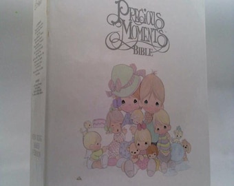 Precious Moments Bible, New King James Version, 254Pm White by Nelsonword Publishing Group