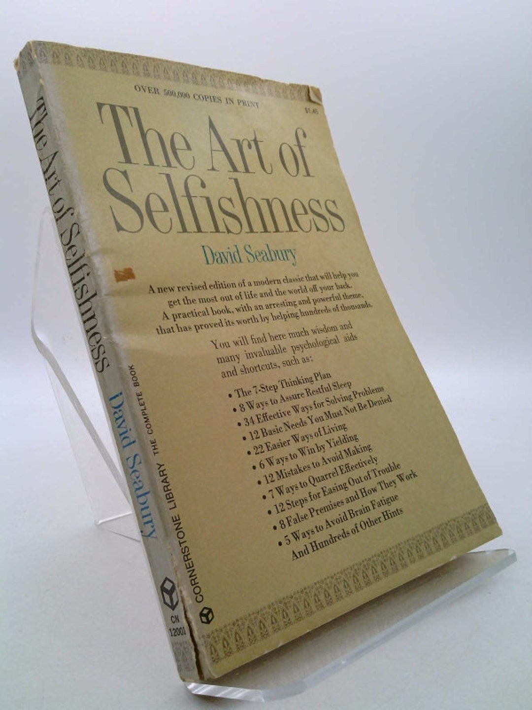 The Art of Selfishness by David Seabury by David Seabury Etsy