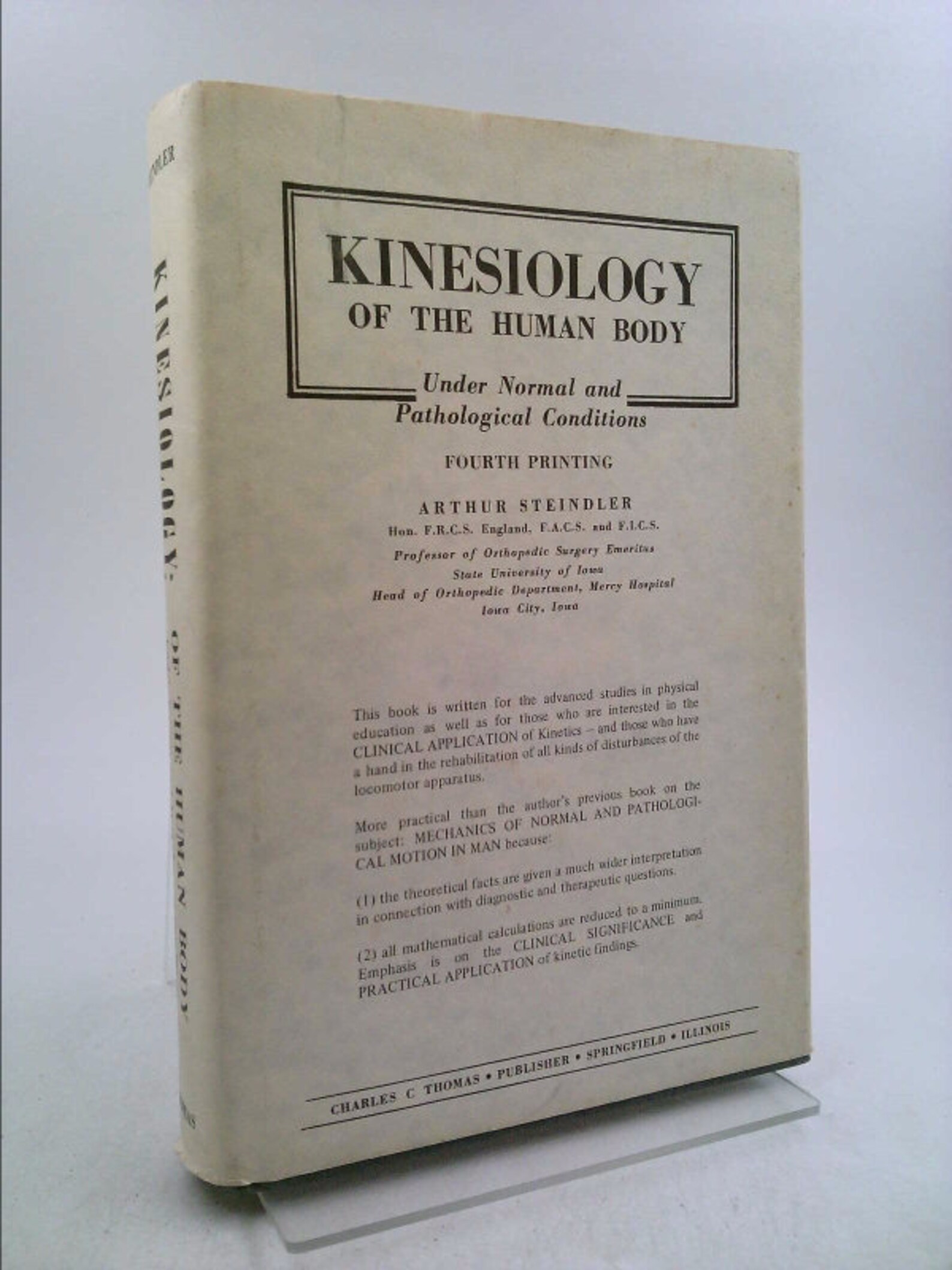 Kinesiology of the Human Body Under Normal and Pathological Etsy