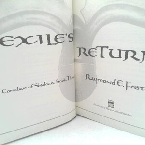Exile's Return (Conclave of Shadows, Book 3) by Raymond E. Feist image 2