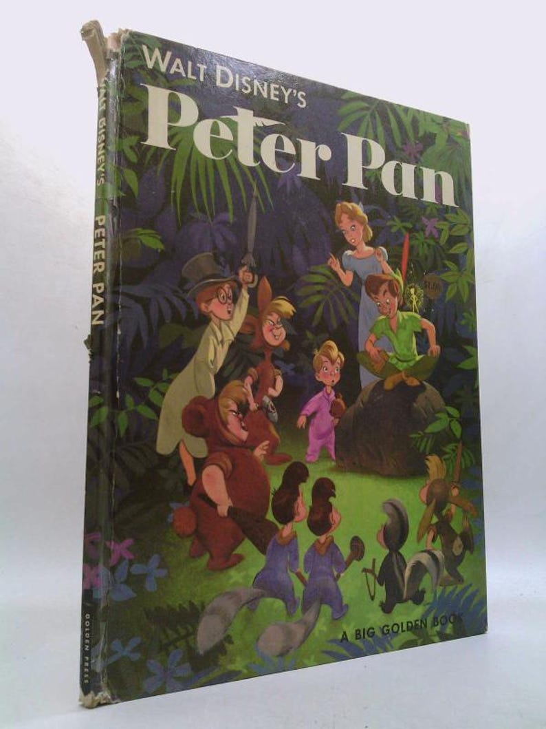Walt Disney's Peter Pan - a Big Golden Book - From the Motion Picture Peter Pan, Based on the Story by Sir James M. Barrie by Fred Gipson image 1