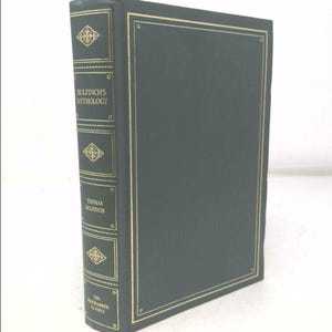 May include: A dark green hardcover book with gold accents and the title "Bulfinch's Mythology" on the spine. The book is part of "The Illustrated Classics" series.