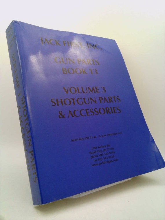 Jack First Inc. Gun Parts Book 13 Volume 3 Shotgun Parts and Etsy UK