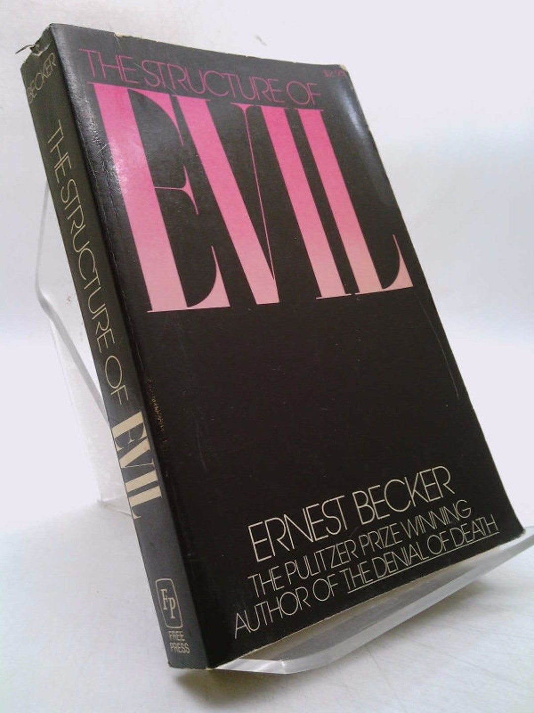 The Structure of Evil by Ernest Becker - Etsy