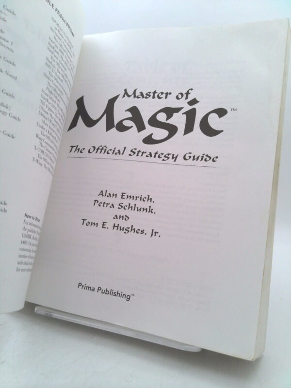 Master of Magic: the Official Strategy Guide by Alan Emrich - Etsy