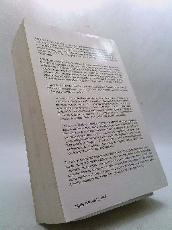 洋書 In Search of Christian Freedom by Franz In Search of Christian Freedom by Raymond Franz - Etsy