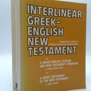 Greek Lexicon Book - Etsy