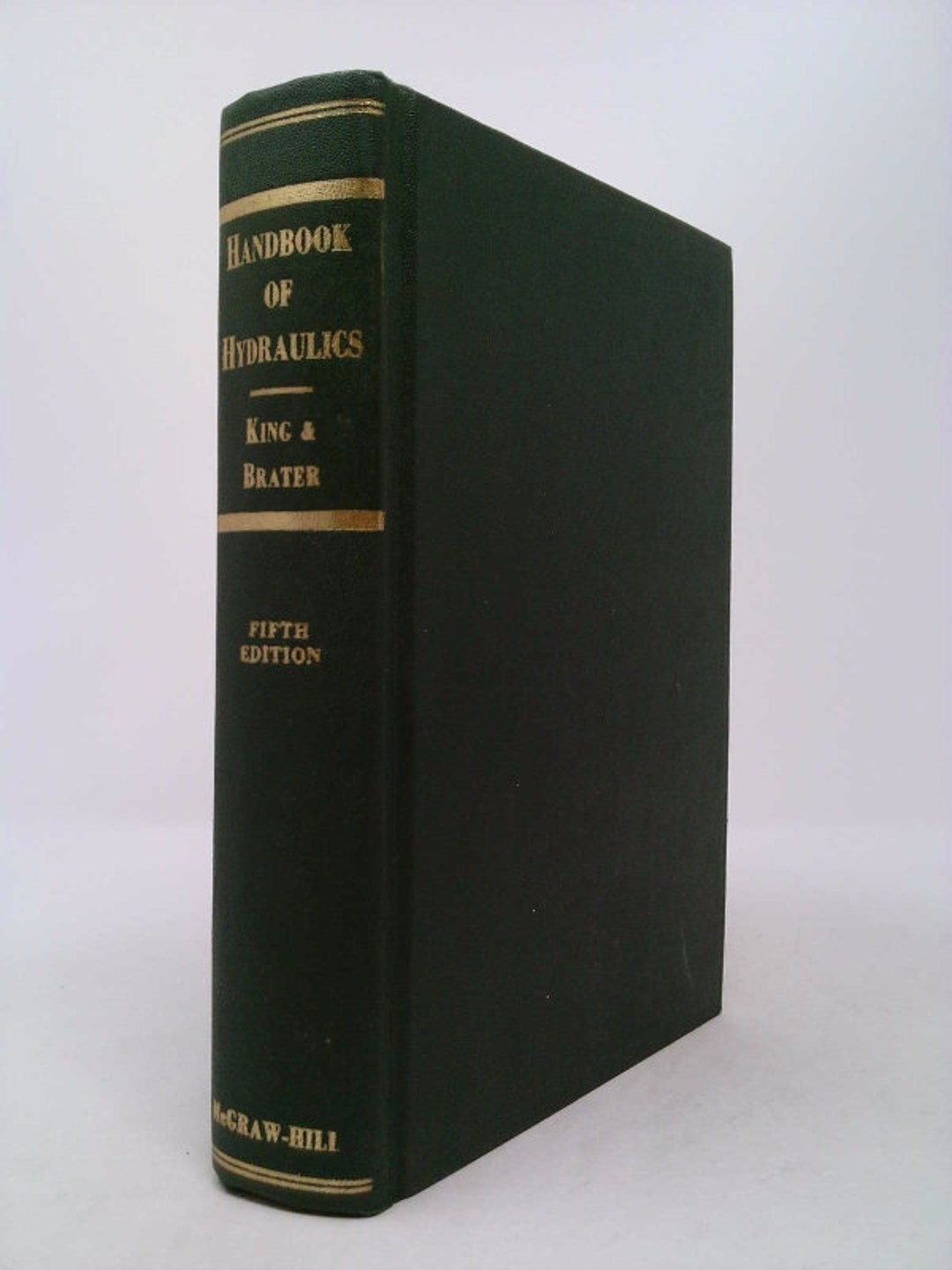 Handbook of Hydraulics 5th Edition by Ernest F. Brater Horace Etsy