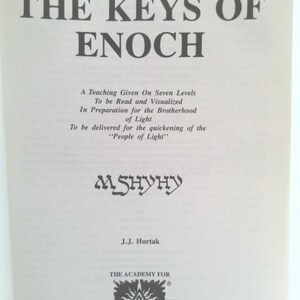 The Book of Knowledge: The Keys of Enoch by J. J. Hurtak PH.D. Bild 2