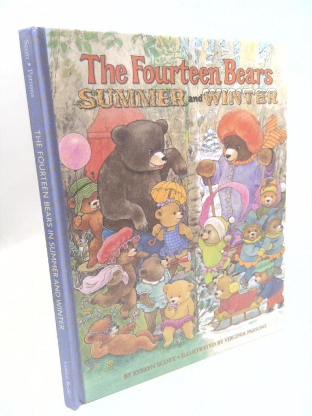 The Fourteen Bears in Summer and Winter (deluxe Golden Book) by Evelyn Scott - Etsy
