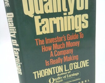 Quality of Earnings by Thornton O'Glove