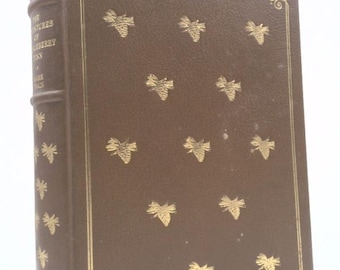 Rare -Mark Twain the Adventures of Huckleberry Finn Franklin Library Leather Facsimile [Hardcover] Mark Twain by Mark Twain