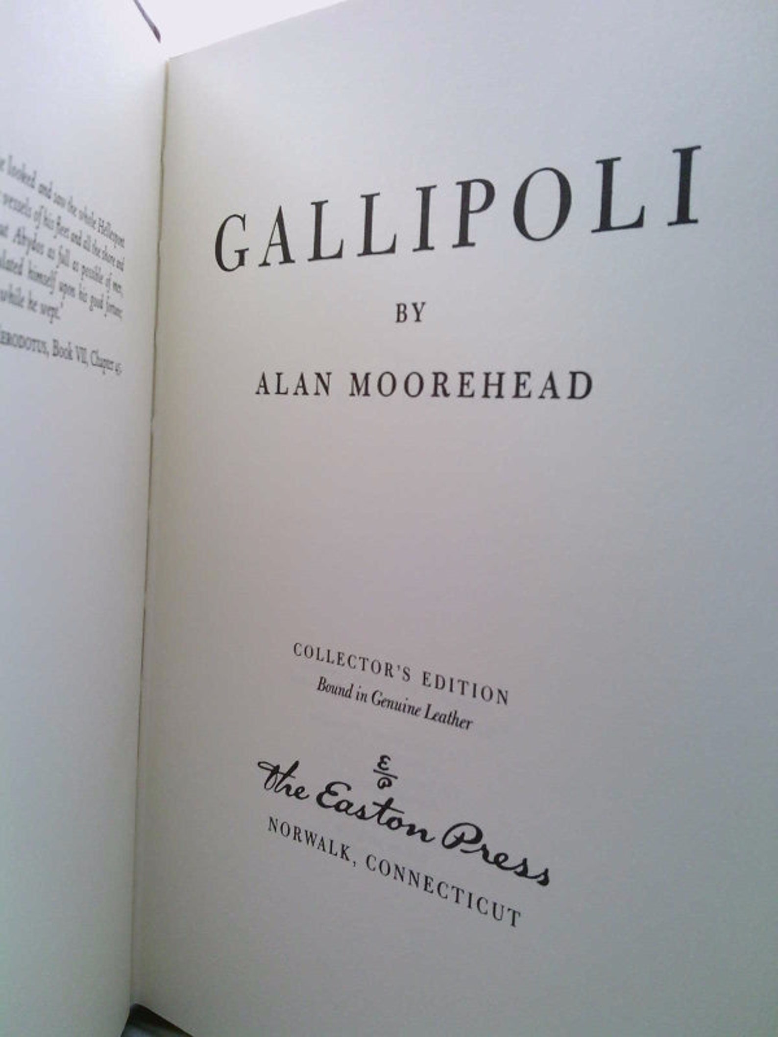 Gallipoli by Alan Moorehead Gallipoli by Alan Moorehead